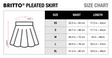 BRITTO® Pleated Skirt - Alive