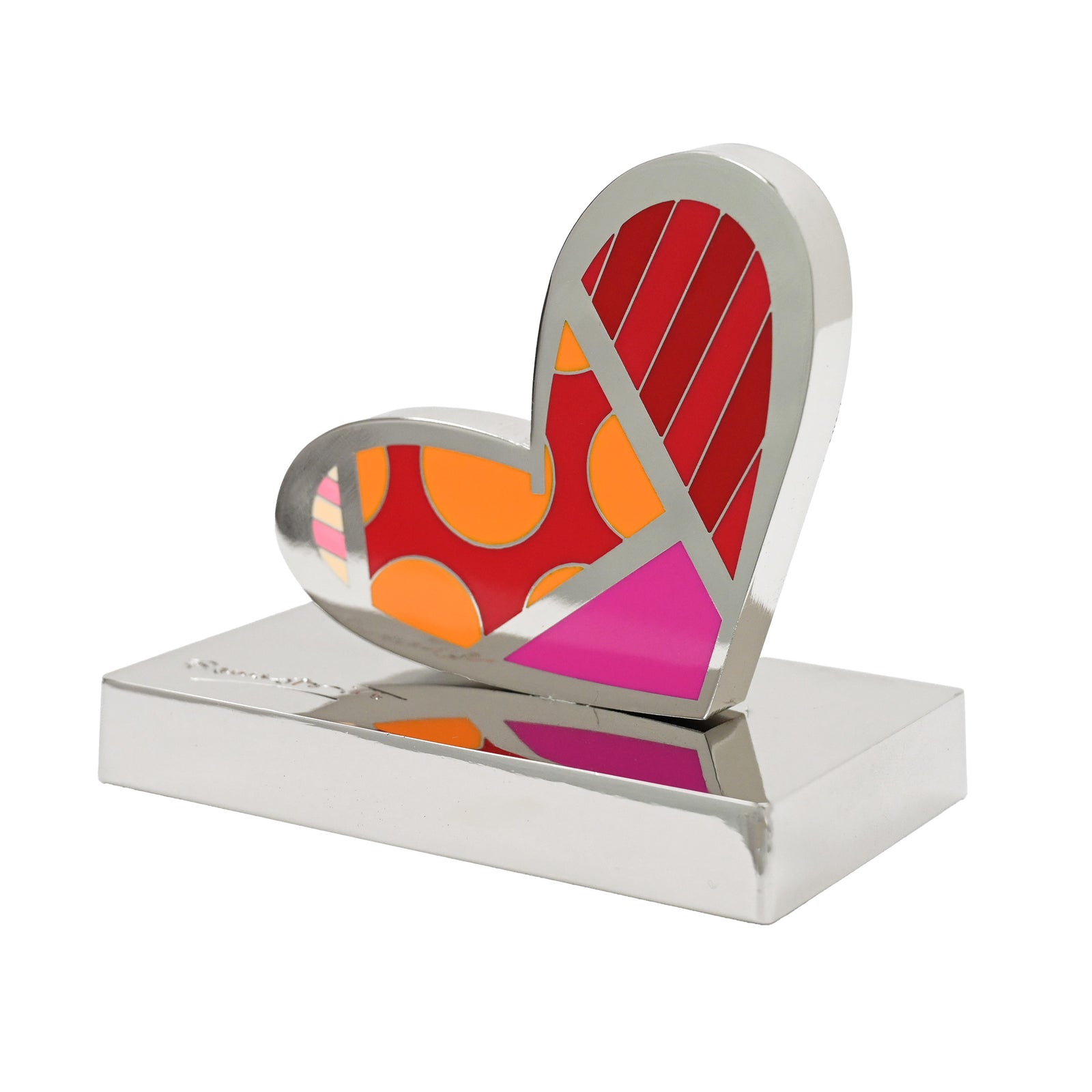 Heart Britto Metal Figurine