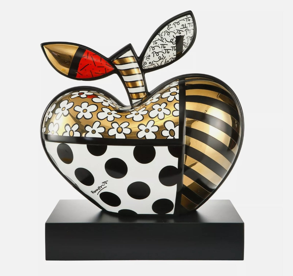Golden Big Apple Fine Porcelain