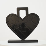 LOCK OF LOVE (BLACK) - Limited Edition Sculpture