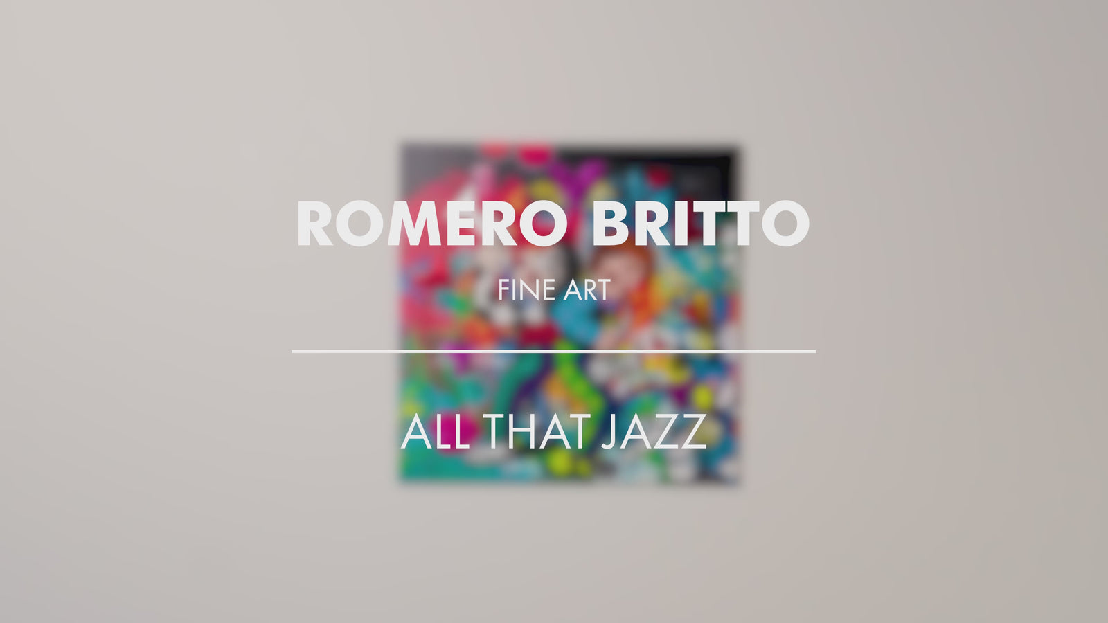 all that jazz limited edition  artistic colorful design collectible