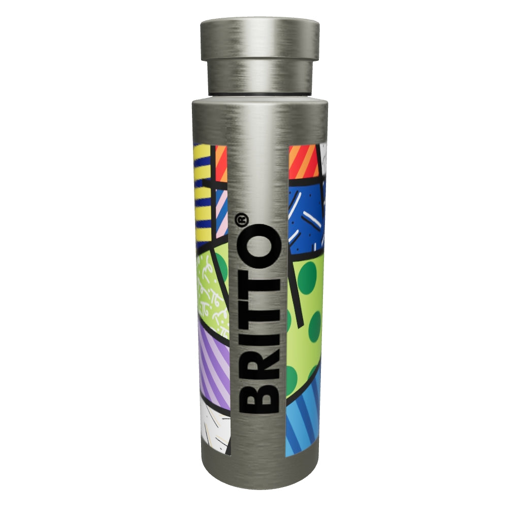 BRITTO WATER BOTTLE - COLORFUL LANDSCAPE (SS)