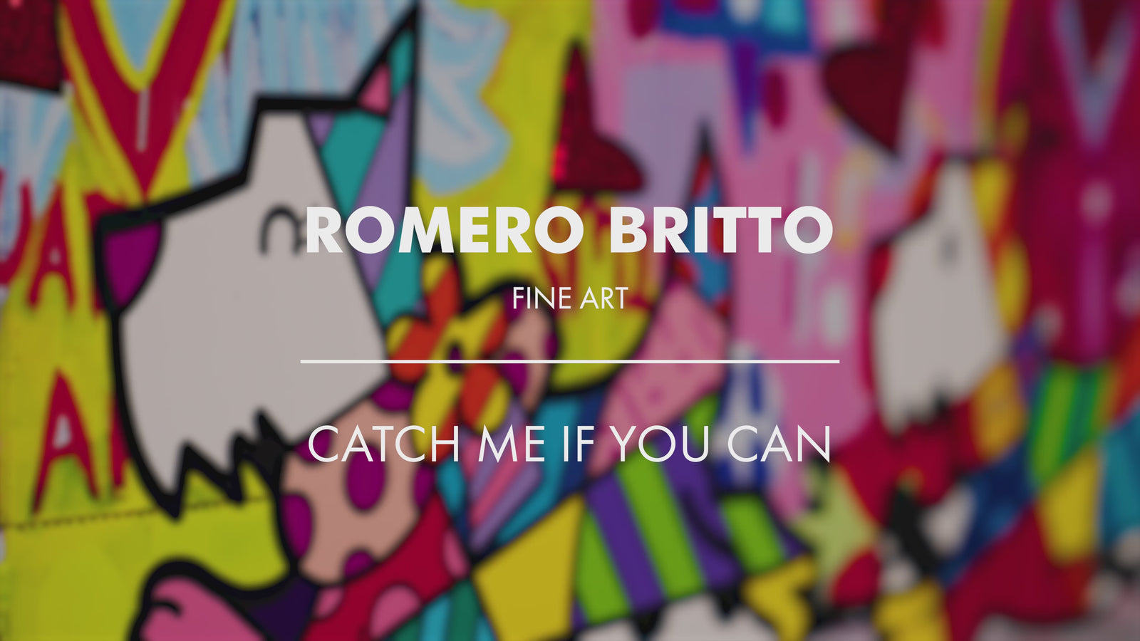 catch me if you can  artistic colorful design collectible