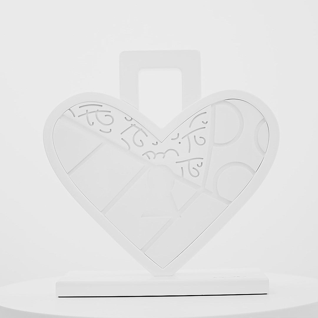 Lock Of Love (White) - Limited Edition Sculpture