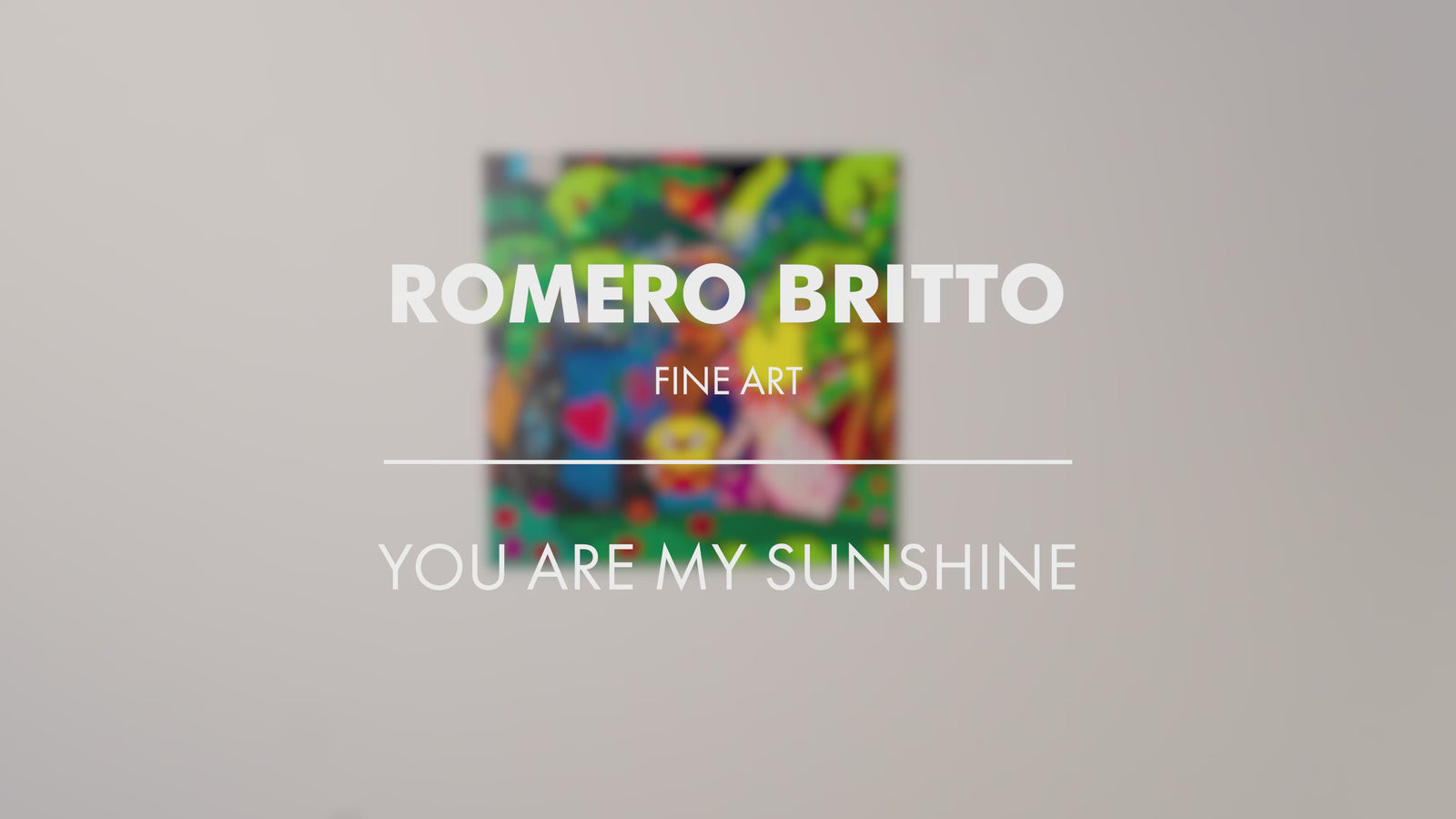 you are my sunshine limited  artistic colorful design collectible