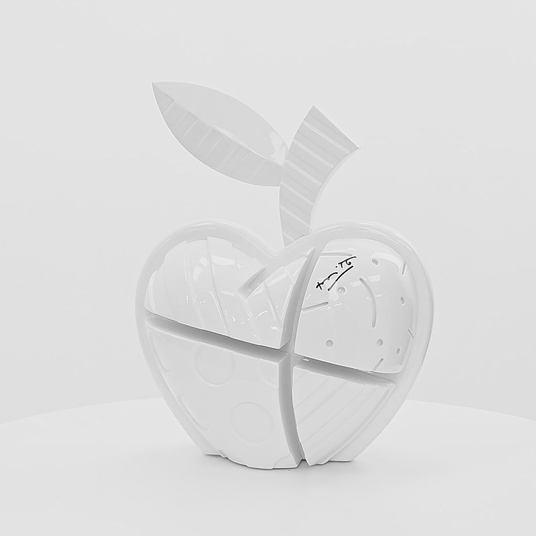 Apple (White) - Limited Edition Sculpture
