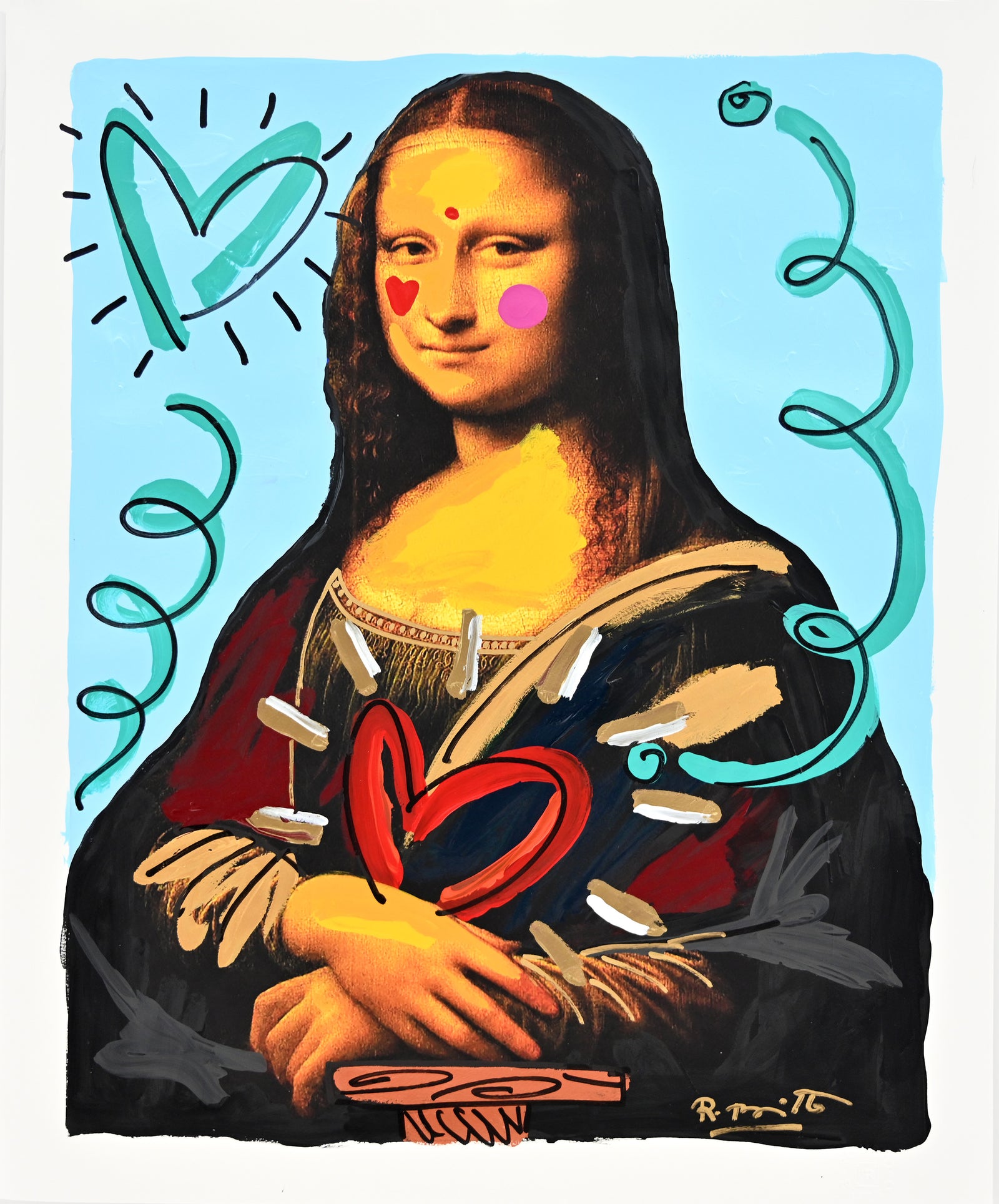 Mona Love - Mixed Media Original