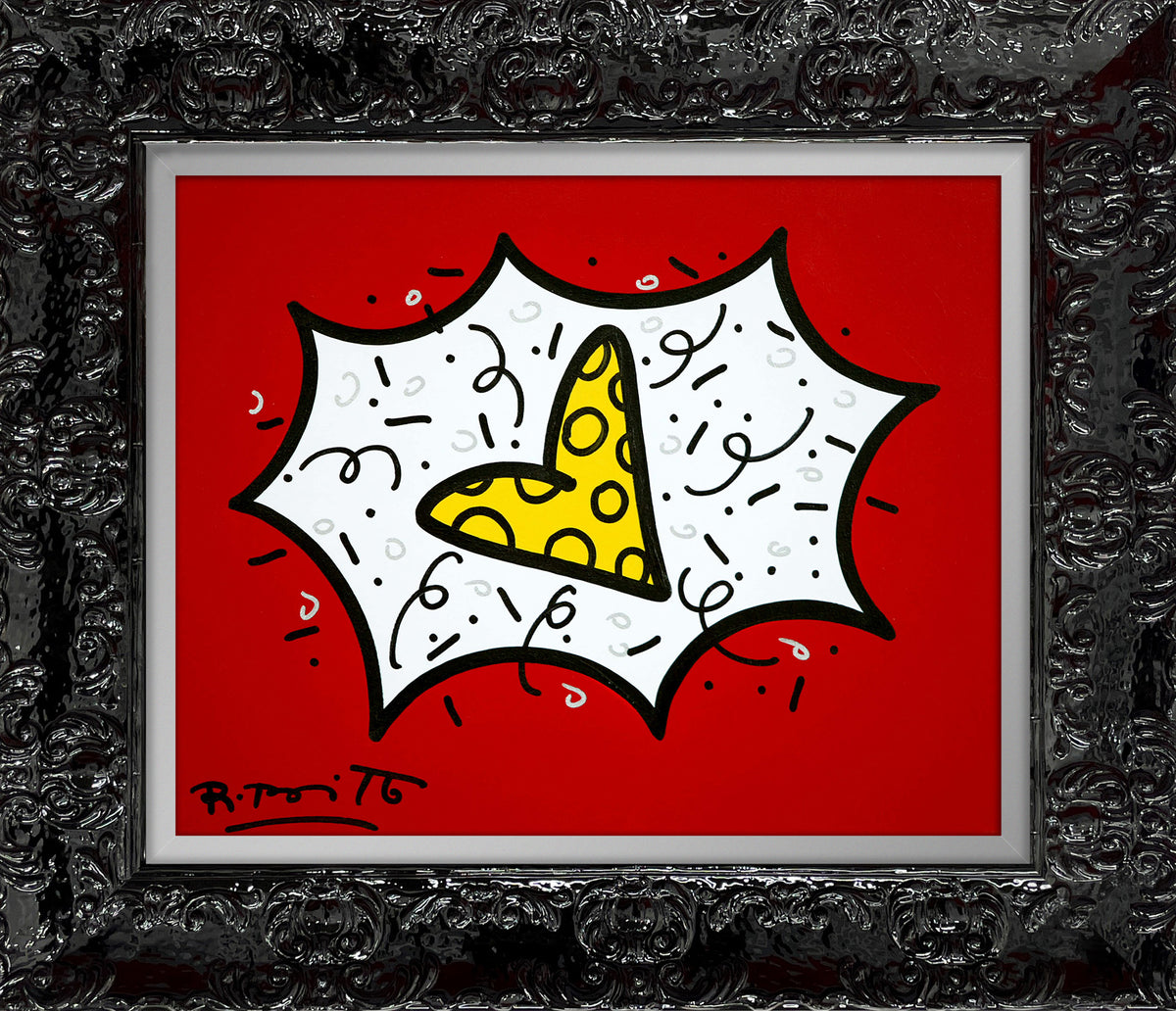 RED & YELLOW (HEART) - Original Painting