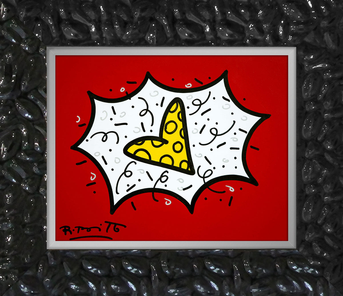 RED & YELLOW (HEART) - Original Painting