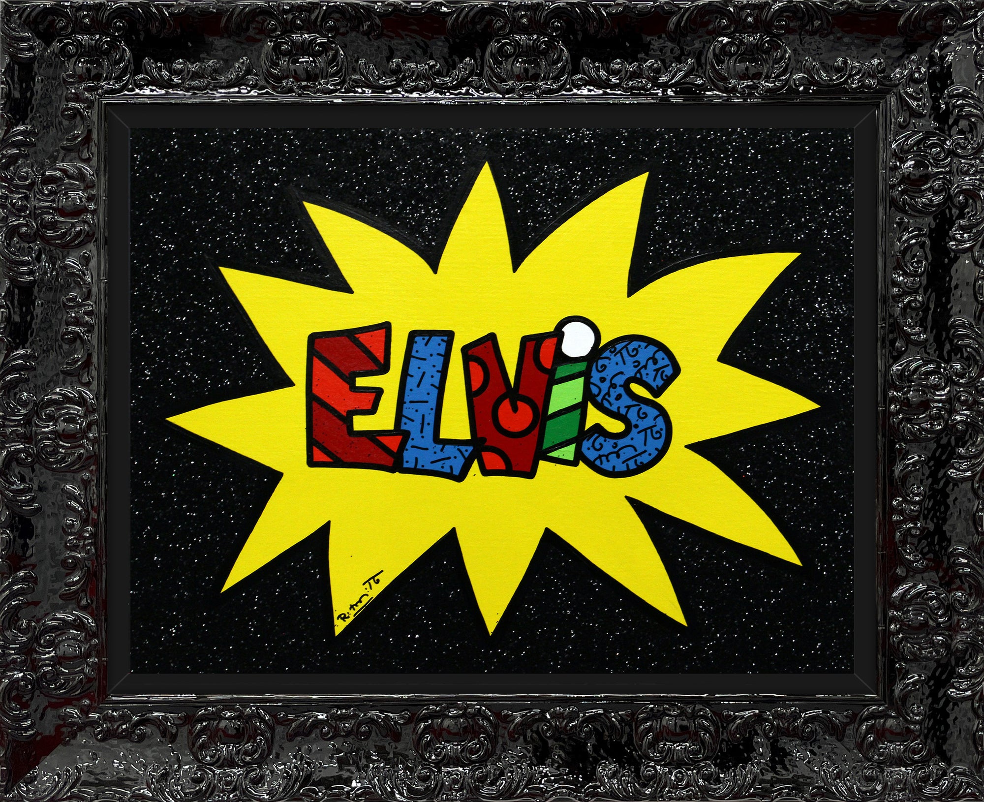 Elvis - Original Painting - Shop Britto