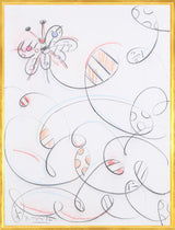 FLY AWAY (BUTTERFLY FLIGHT) -  Original Drawing