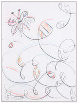 FLY AWAY (BUTTERFLY FLIGHT) -  Original Drawing
