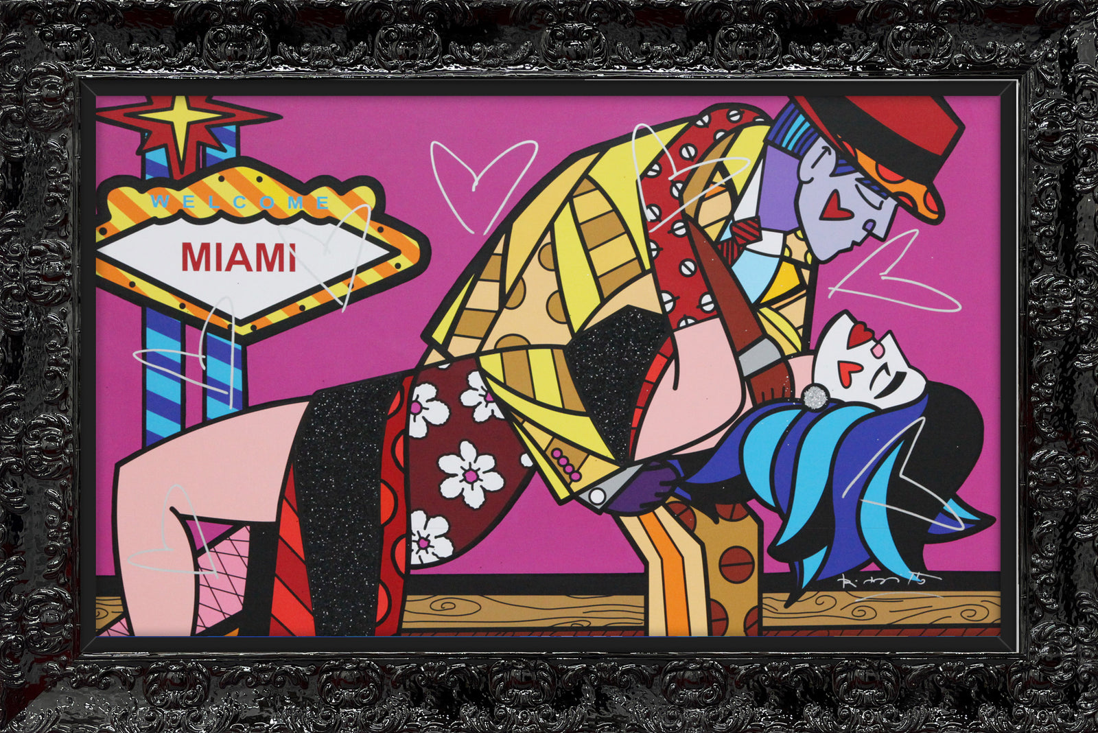 MIAMI PARTY IX -  Mixed Media Original