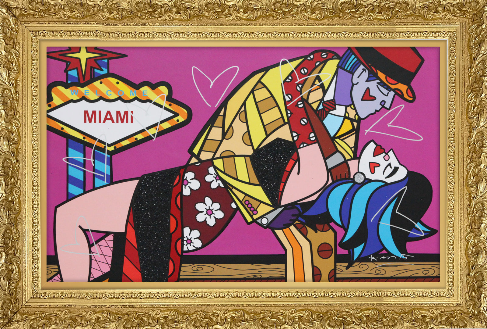 MIAMI PARTY IX -  Mixed Media Original