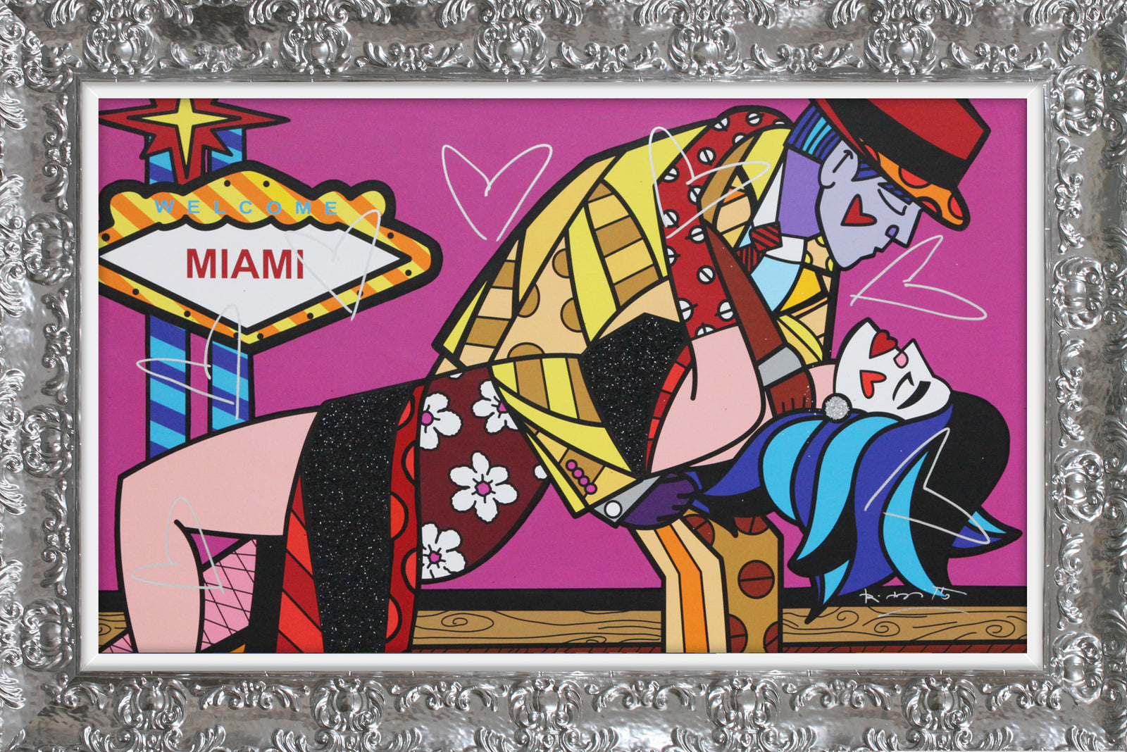 MIAMI PARTY IX -  Mixed Media Original