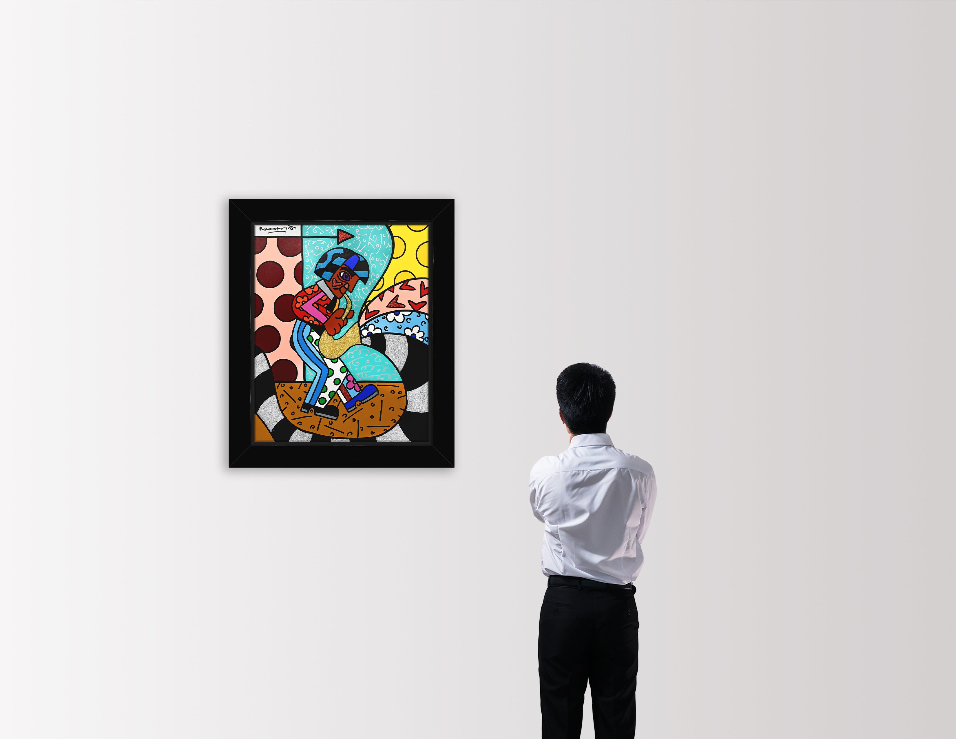 アート・デザイン・音楽 NEW SHOPPING MALLS / Carles Broto MUSIC FEELING - Original Painting - Shop Britto