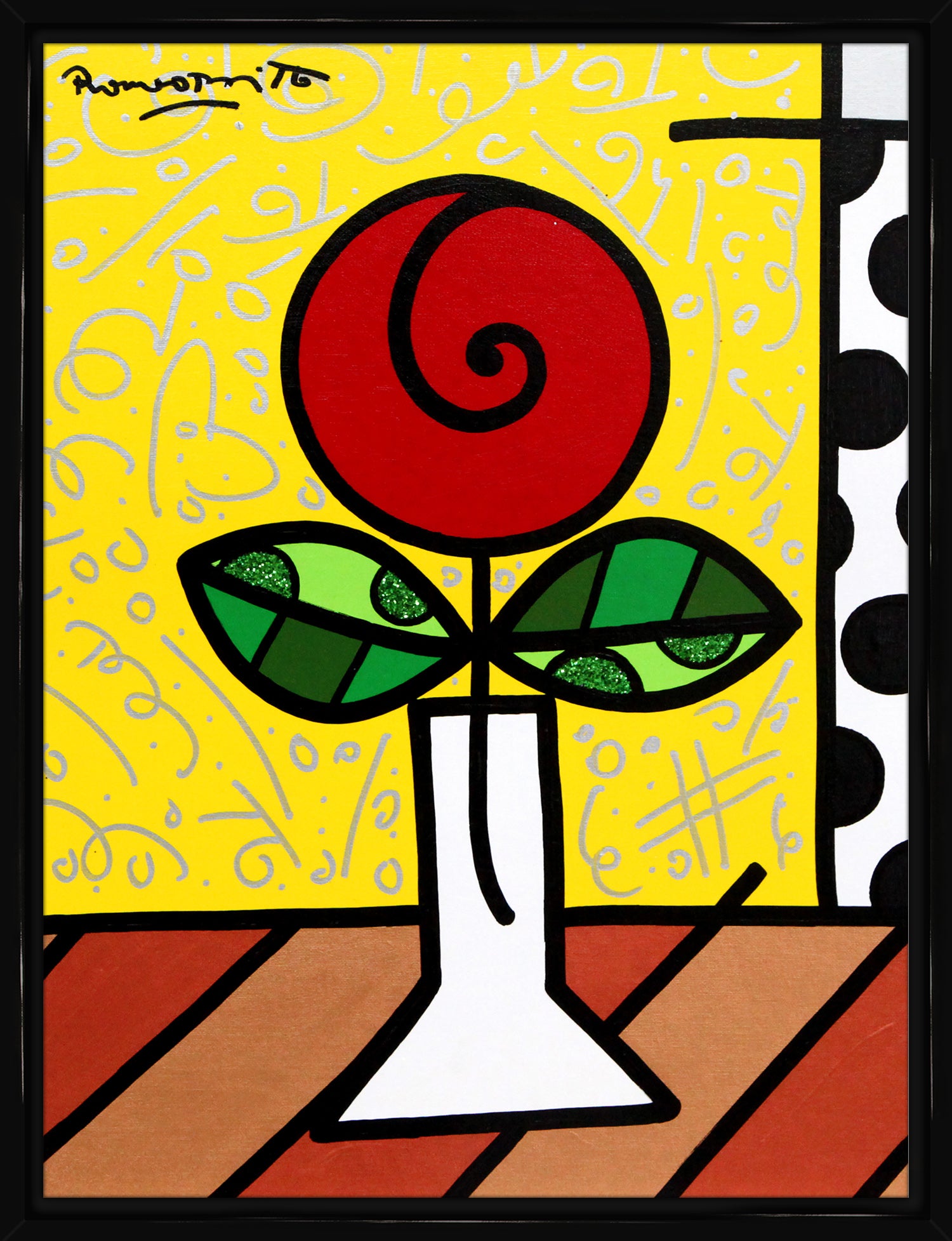 Red Flower - Original Painting