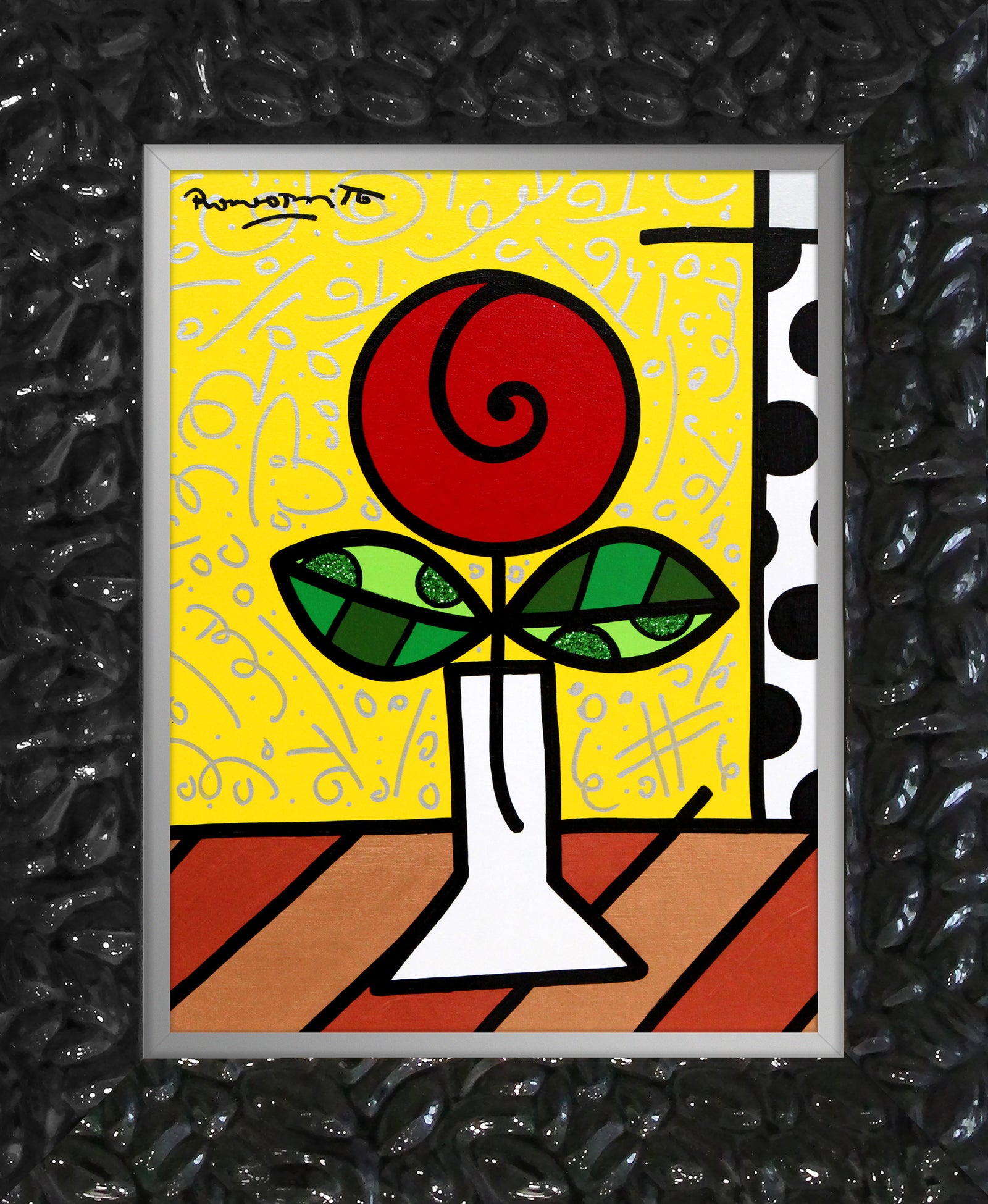 Red Flower - Original Painting