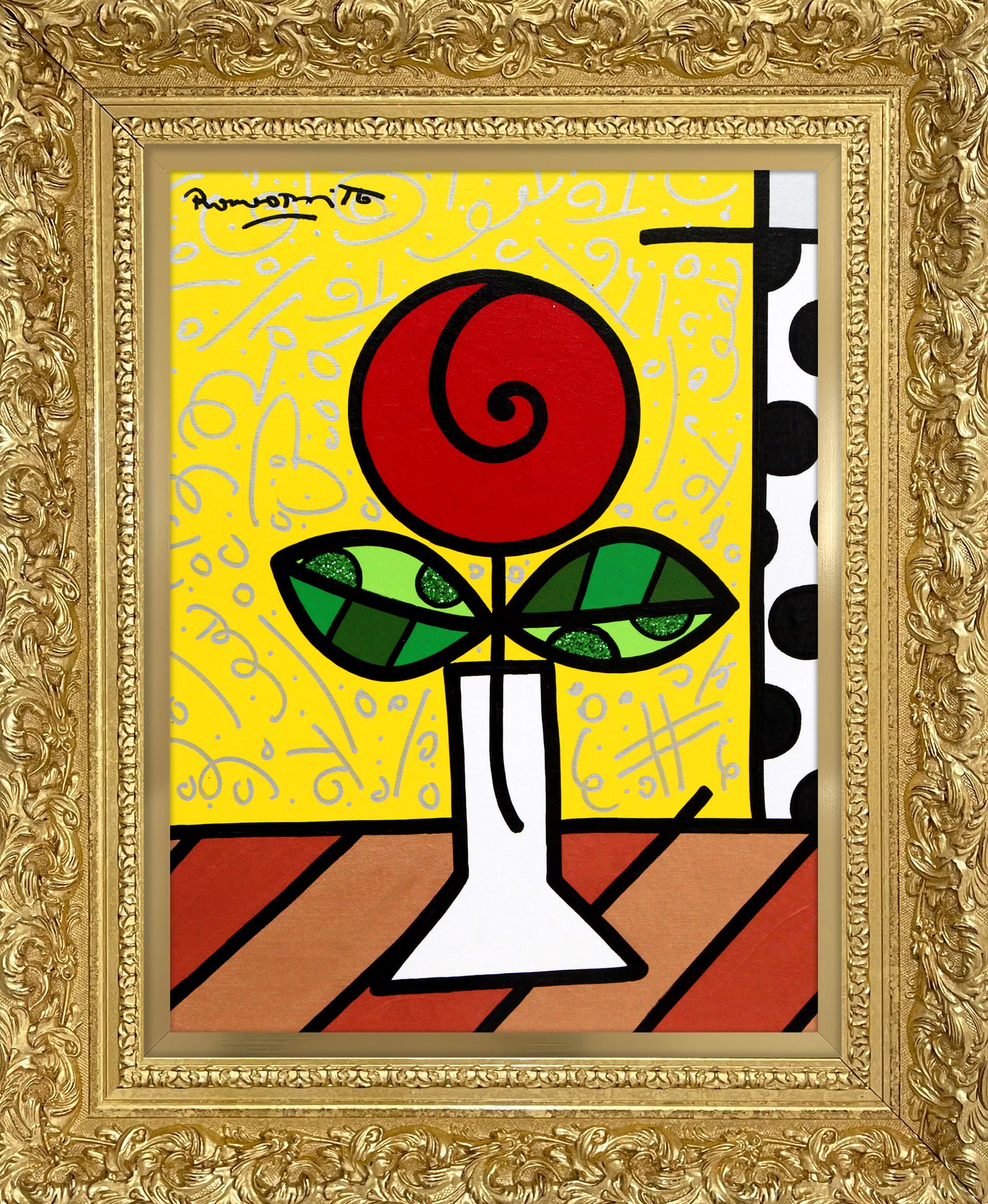 Red Flower - Original Painting