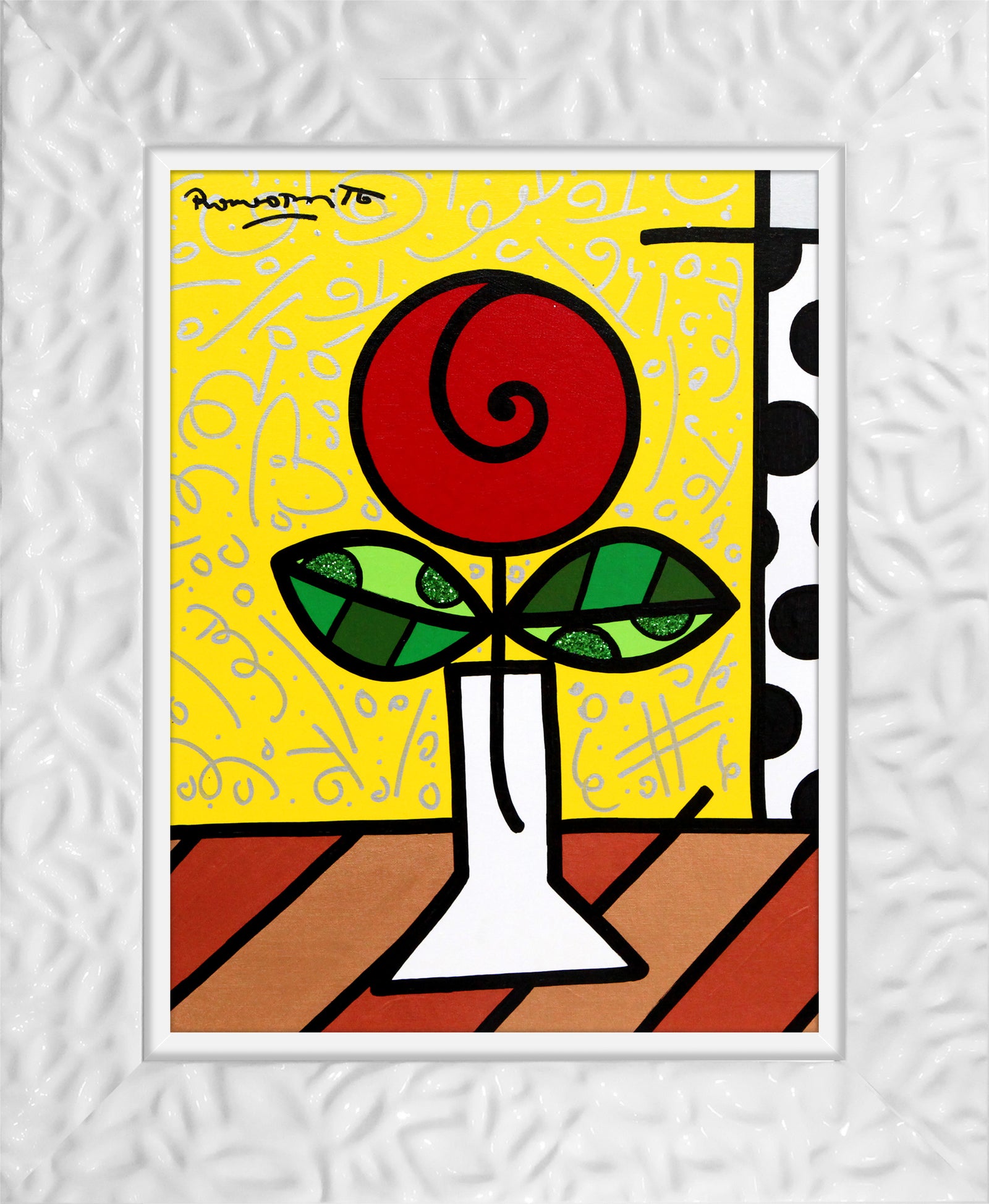 Red Flower - Original Painting