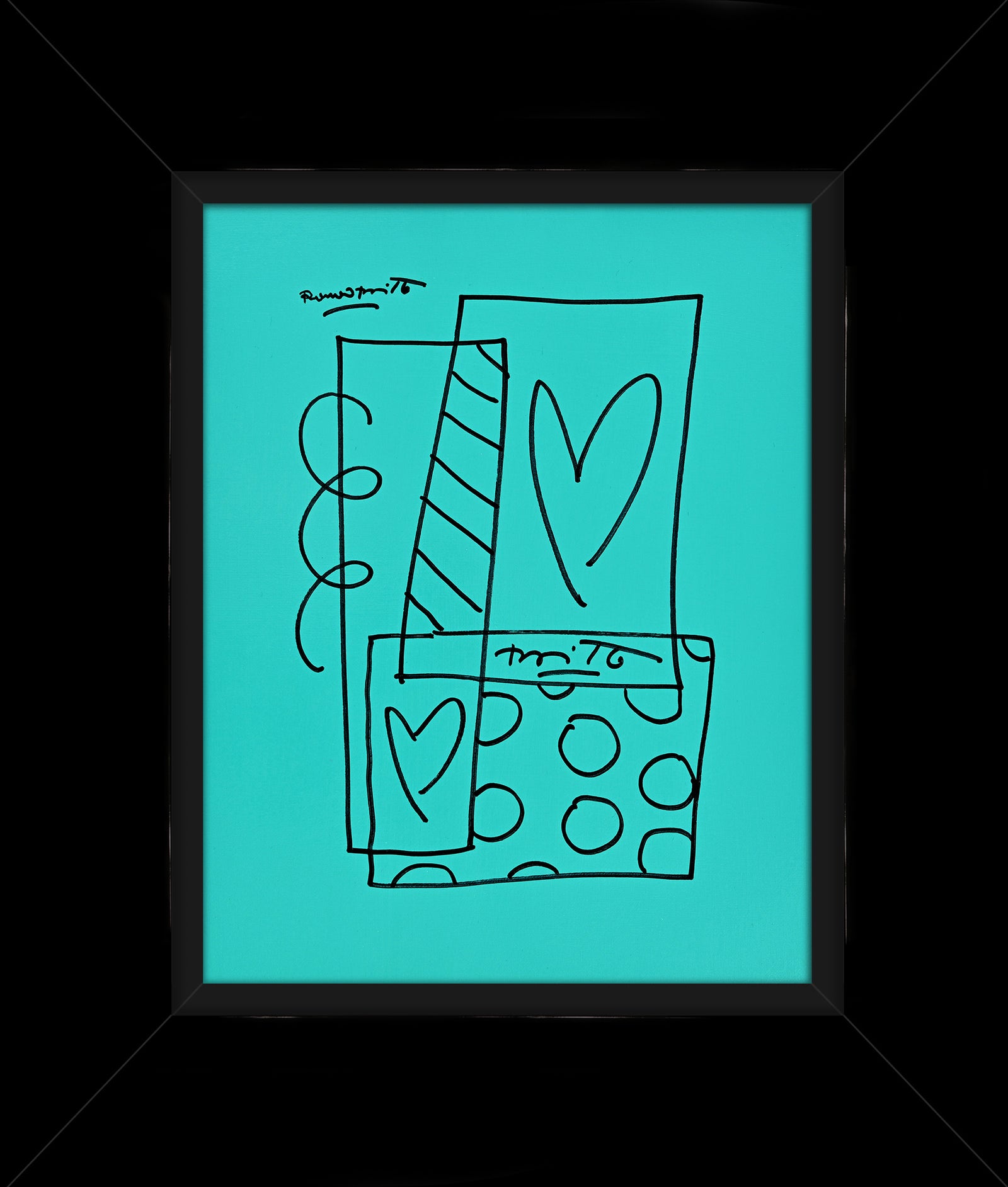 Britto Abstract - Original Drawing