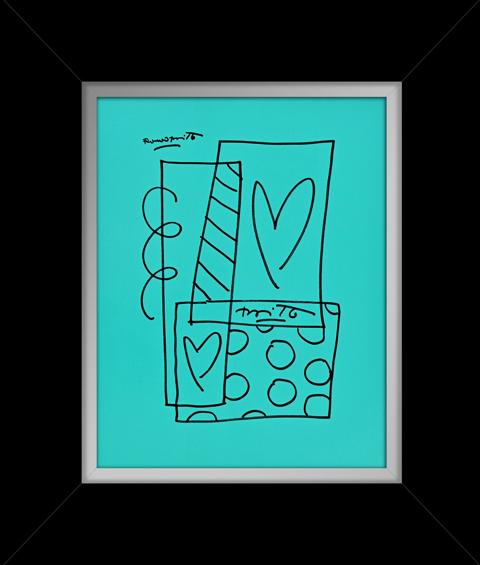 Britto Abstract - Original Drawing