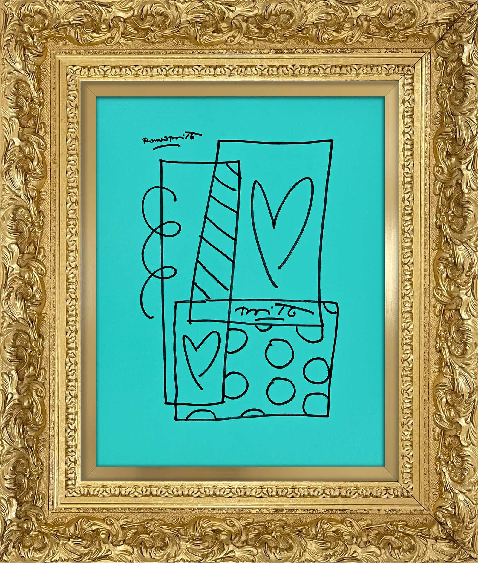 Britto Abstract - Original Drawing