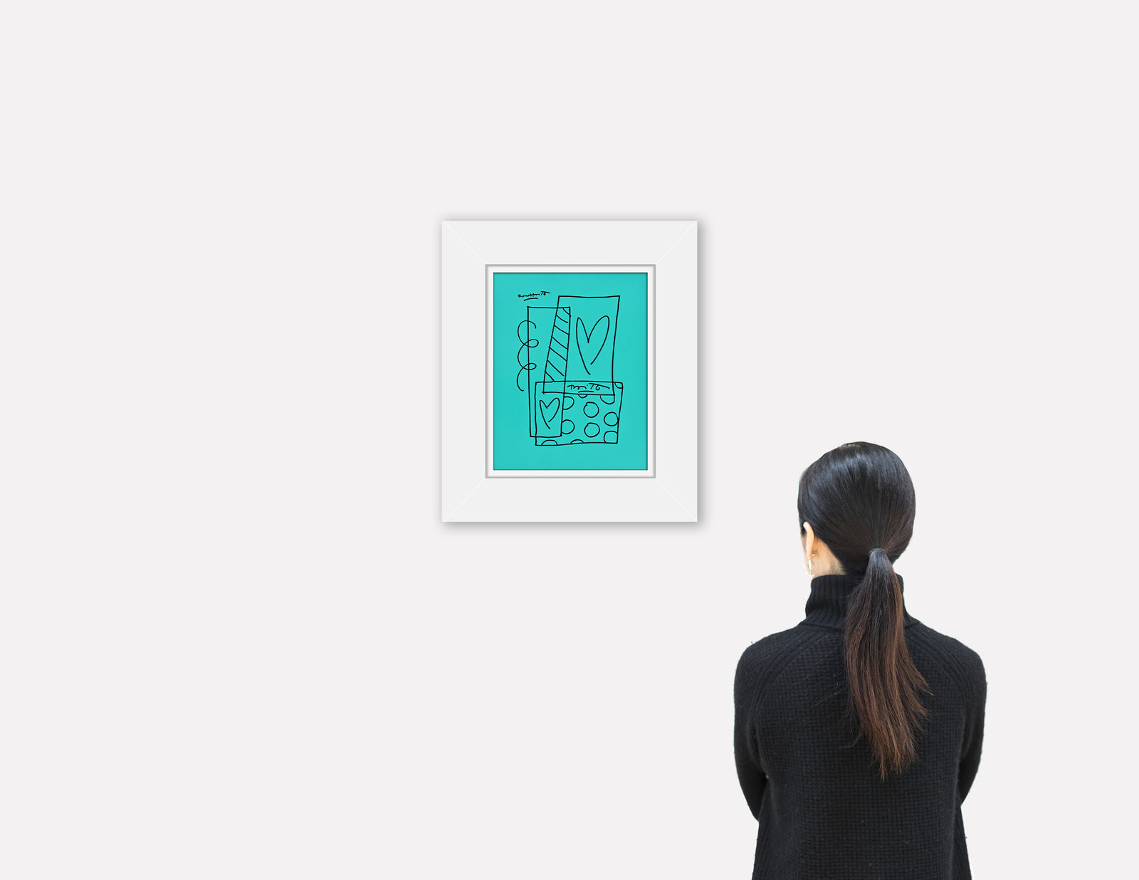 Britto Abstract - Original Drawing