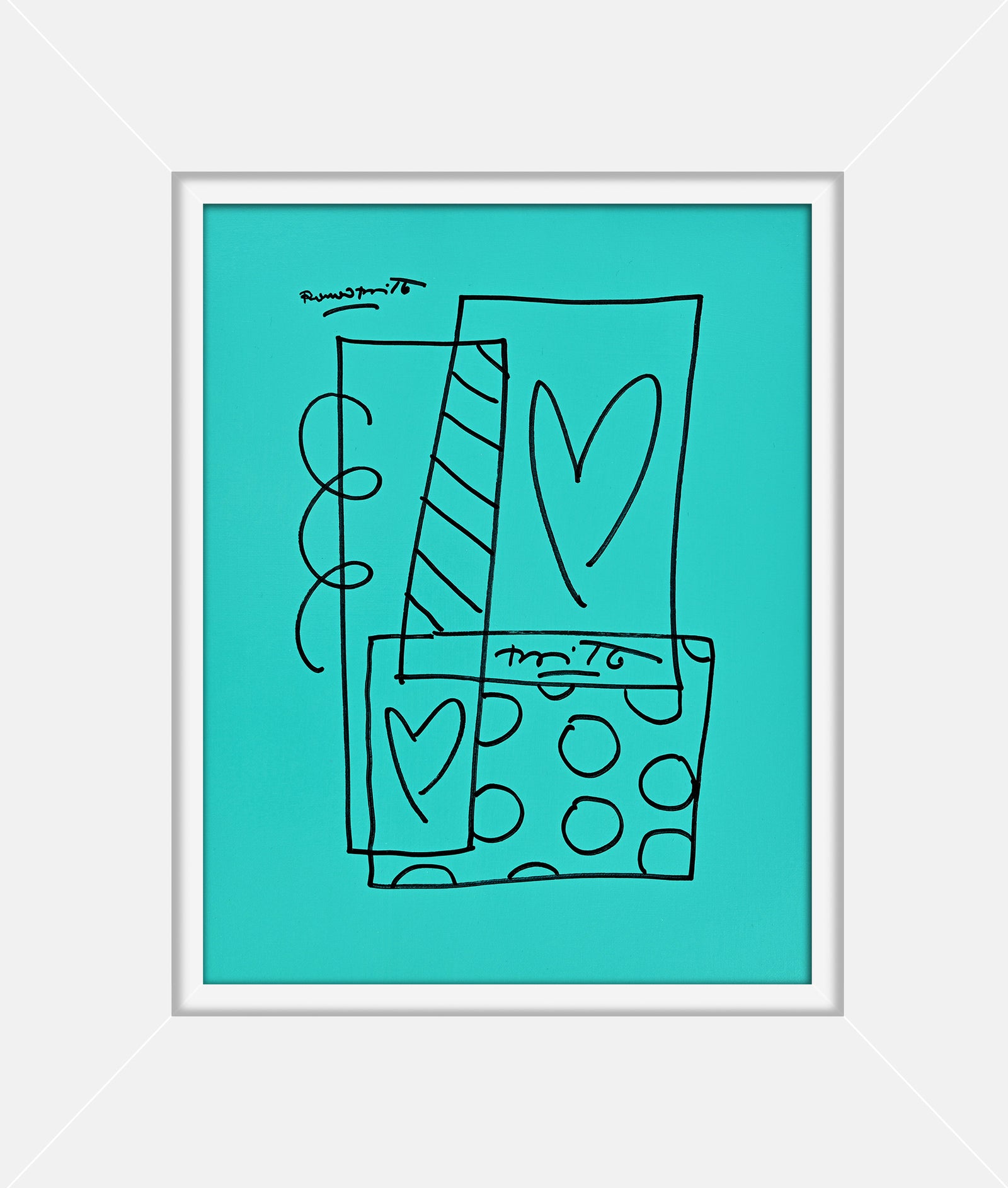 Britto Abstract - Original Drawing