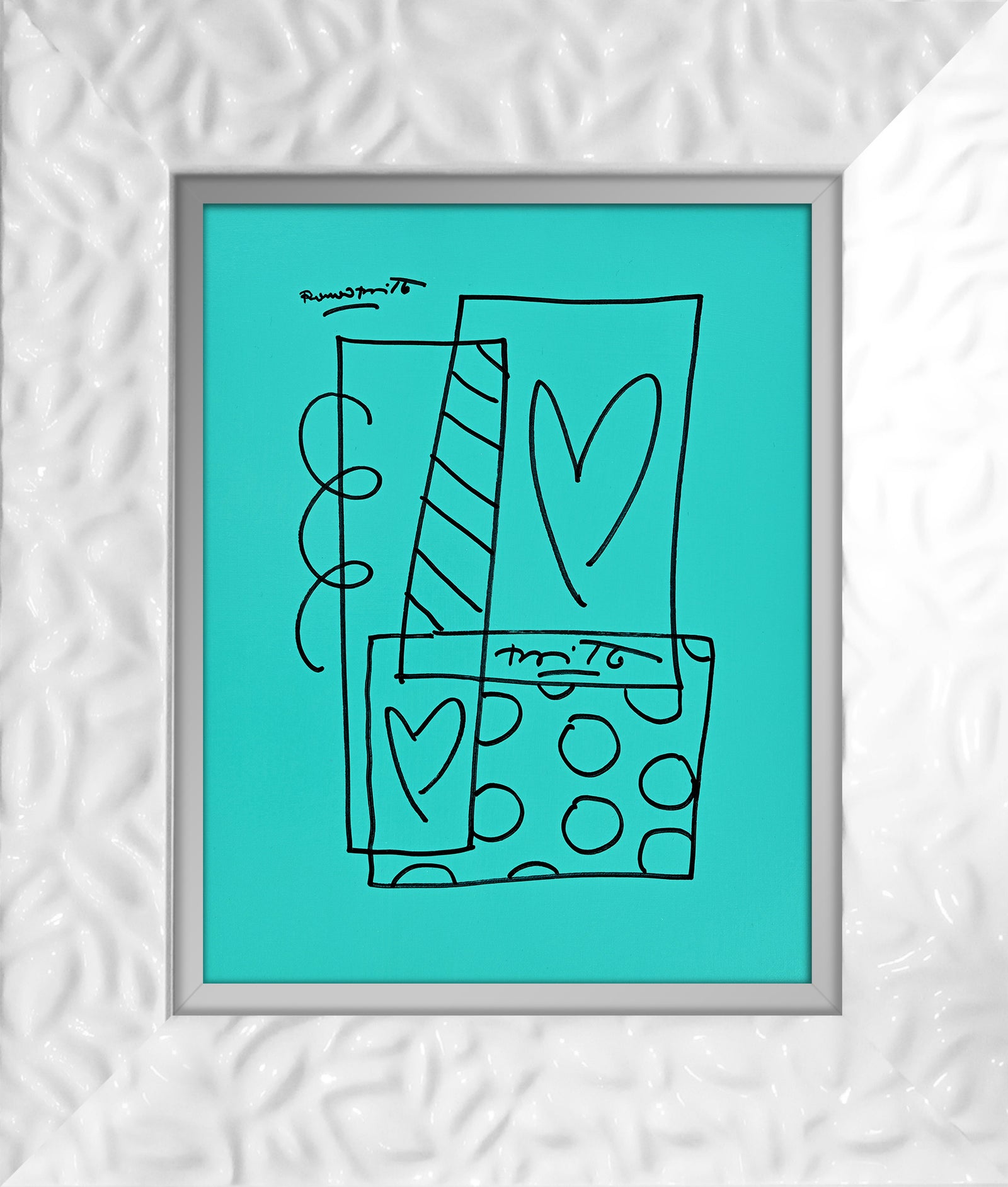 Britto Abstract - Original Drawing