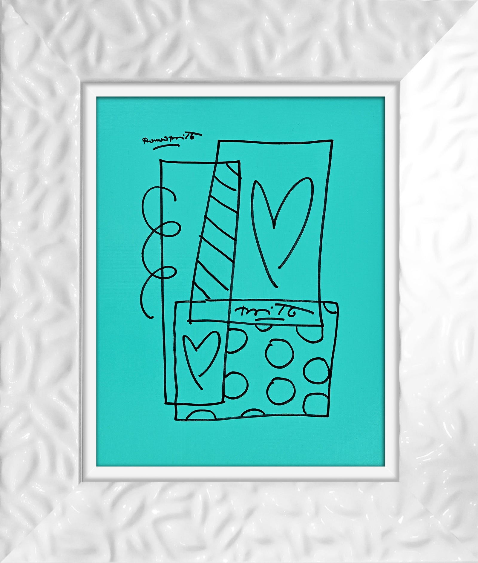 Britto Abstract - Original Drawing