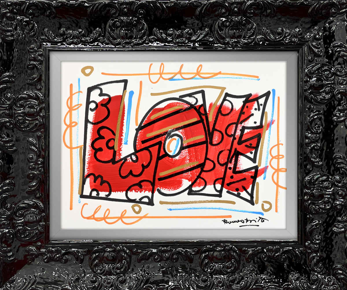 love original drawing  artistic colorful design collectible