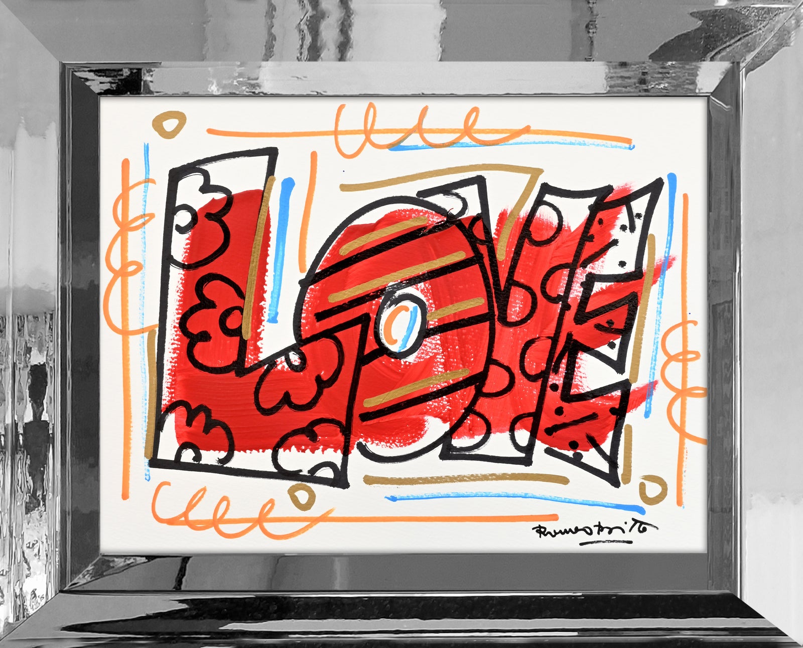 love original drawing  colorful decorative collectible gift idea
