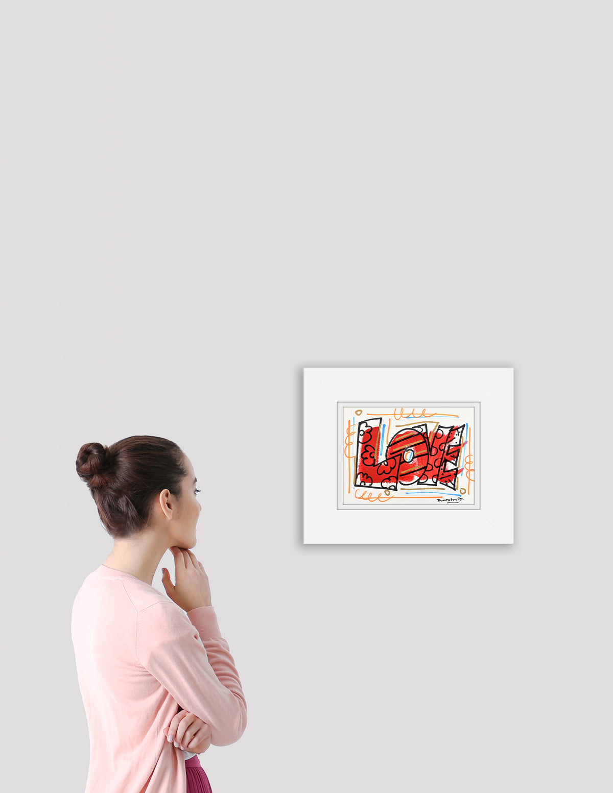 love original drawing  artistic colorful design collectible