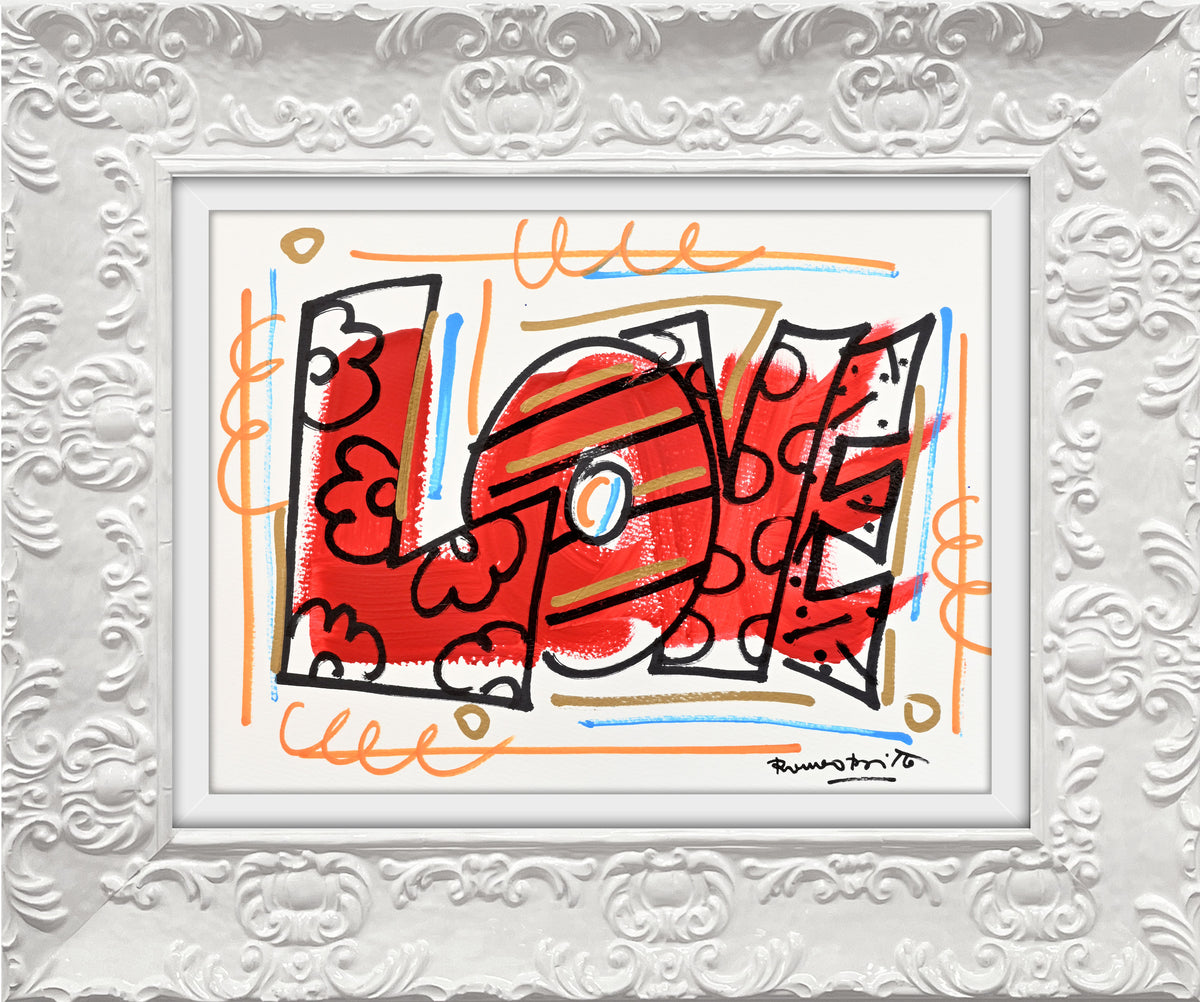 love original drawing  artistic colorful design collectible