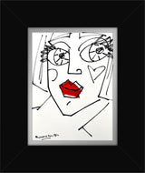 RED LIPS - Original Drawing