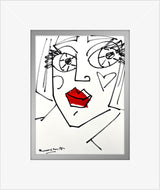 RED LIPS - Original Drawing