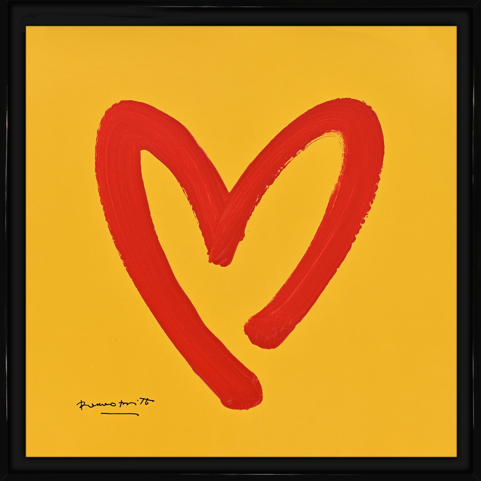 heartbeat original drawing  artistic colorful design collectible