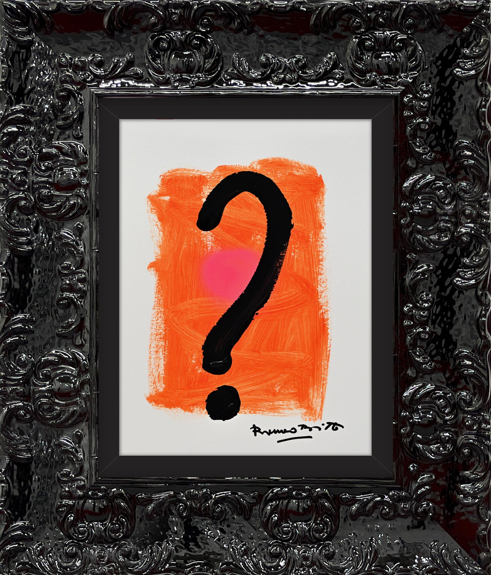 two color collection original drawing  colorful decorative collectible gift idea