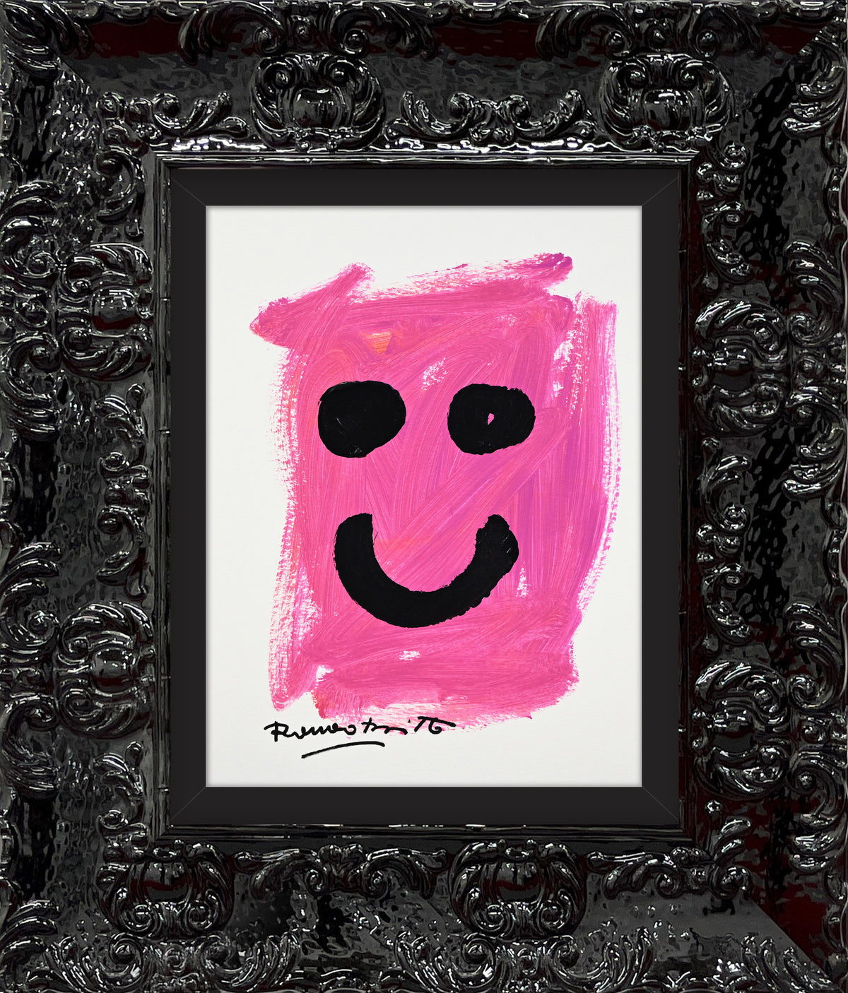 two color collection original drawing  colorful decorative collectible gift idea