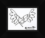 FLYING HEART -  Original Drawing  *SOLD*
