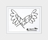 FLYING HEART -  Original Drawing  *SOLD*