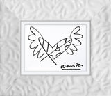 FLYING HEART -  Original Drawing  *SOLD*