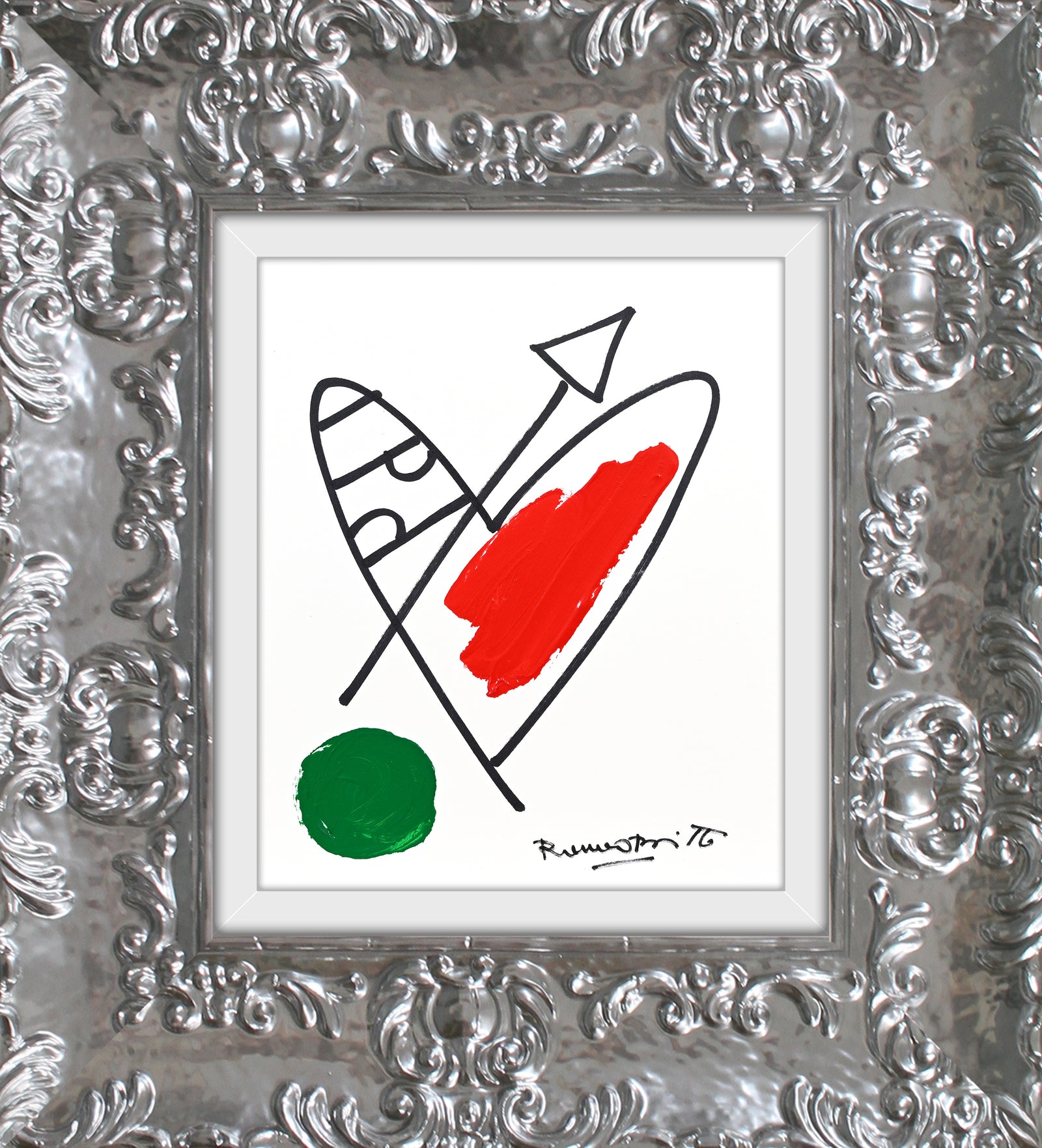 italia collection original drawing  artistic colorful design collectible