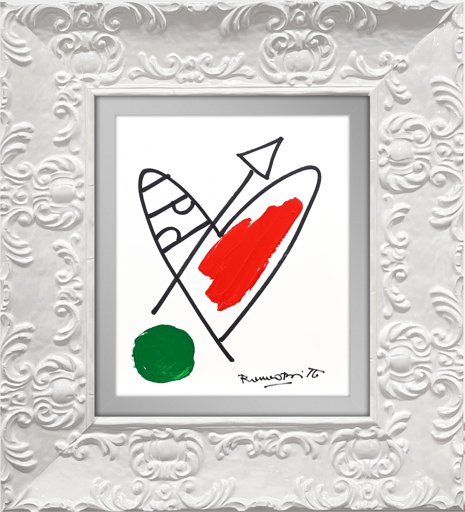 italia collection original drawing  colorful decorative collectible gift idea