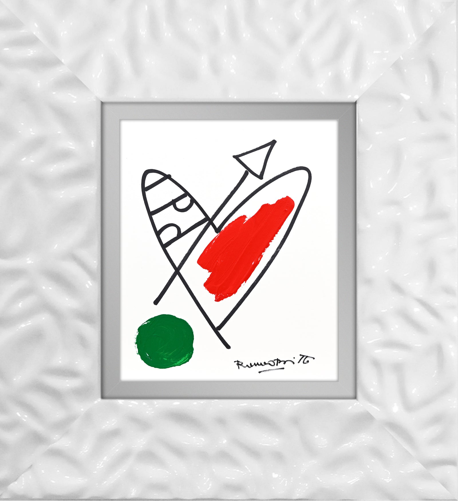 italia collection original drawing  artistic colorful design collectible