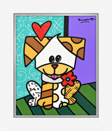 GOLD DOG -  Original Painting