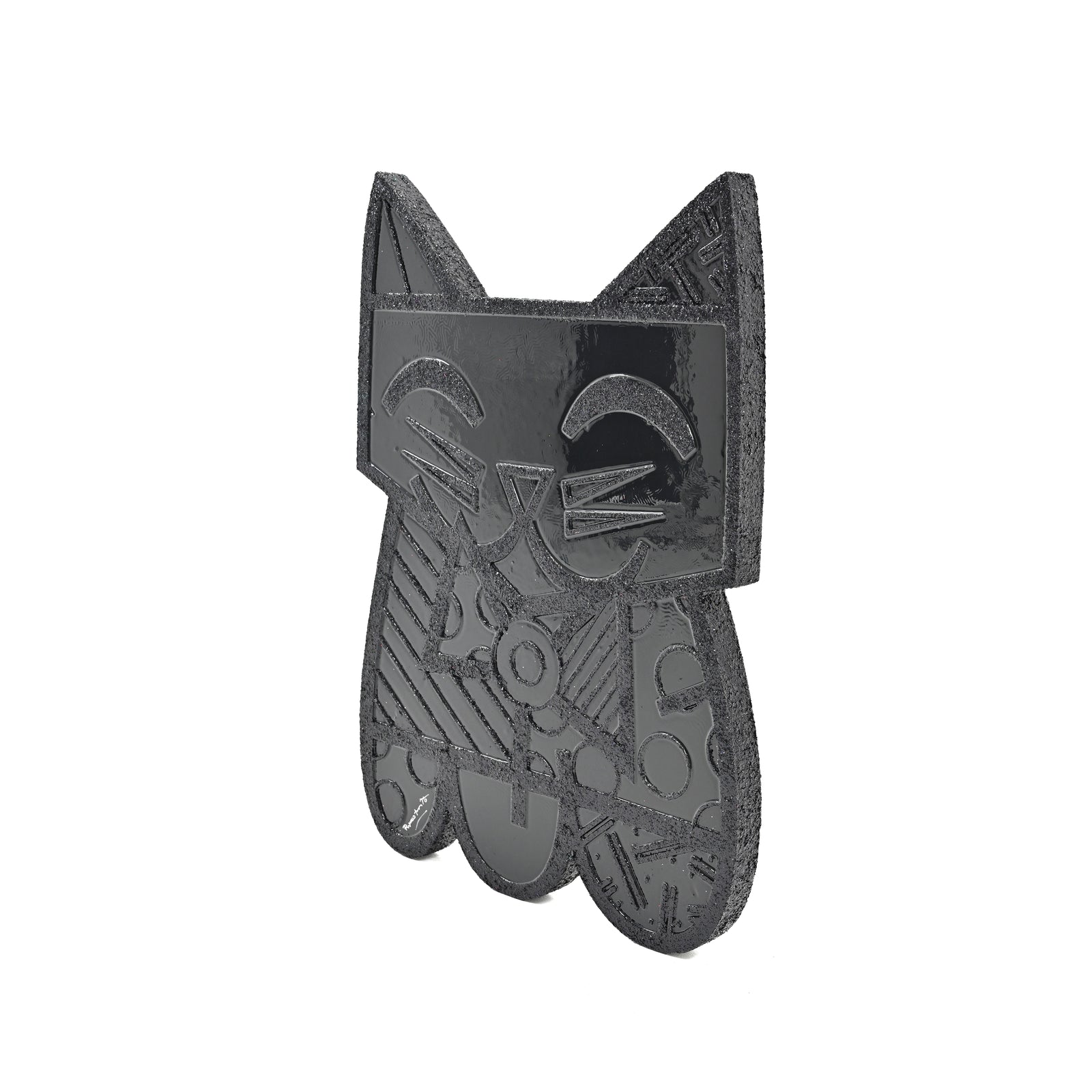 Black Cat - Mixed Media Original