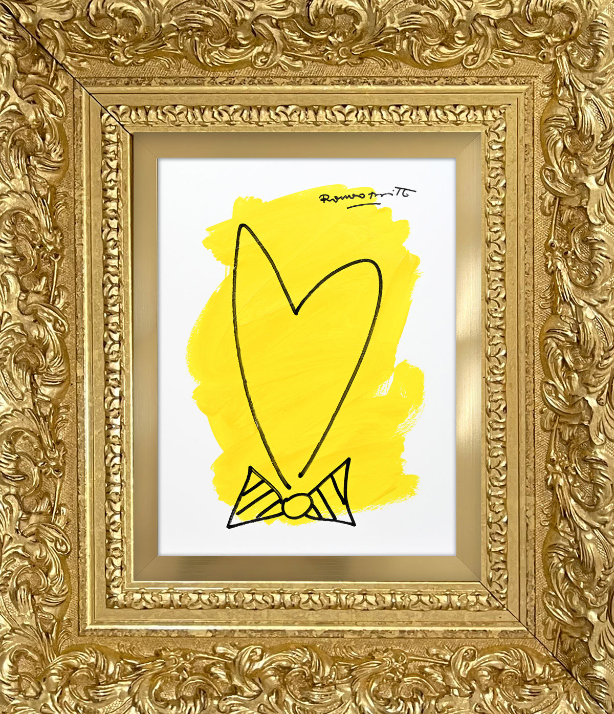 two color collection original drawing  colorful decorative collectible gift idea