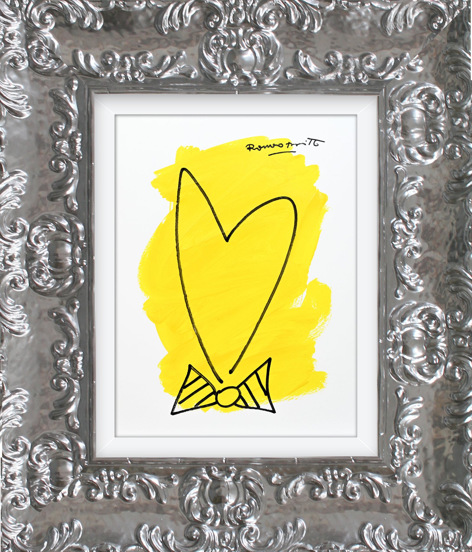 modern pop art two color collection original drawing  vibrant home decor